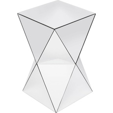 Bild Beistelltisch Luxury Triangle, verspiegelt, Nachttisch, geometrische Form, 54x32x32cm (H/B/T)