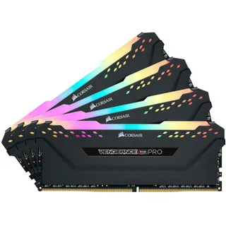 Vengeance RGB PRO schwarz DIMM Kit 32GB, DDR4-3600, CL18-22-22-42 (CMW32GX4M4D3600C18)