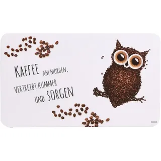 KESPER Dekor-Frühstücksbrettchen, Kaffee Eule - Kesper 32369 - die charmante Geschenkidee