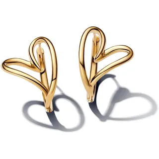 Pandora Creolen Herz Goldfarben 263807C00