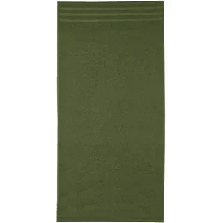 Kleine Wolke Duschtuch "Royal, 1 Stück (70/140 cm)" Uni Farben, mit Bordüre, weich, auch in verschiedenen Sets erhältlich, forest