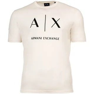 T-Shirt ARMANI EXCHANGE "T-Shirt T-SHIRT 1er Pack", Herren, Gr. XL, beige (creme), Obermaterial: 100% Baumwolle CO., Shirts T-Shirt