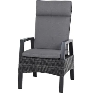 Siena Garden Taranto Sessel 57 x 61 x 80 cm grau