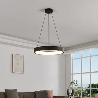 EGLO Marghera-Z 4-flg. 60 cm rund schwarz, weiß