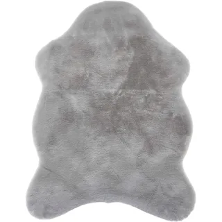 Astra Elda Fellteppich 55 x 80 cm Silber