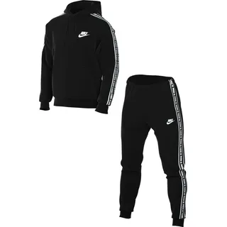 Nike Club Trainingsanzug Schwarz/Weiß XXL
