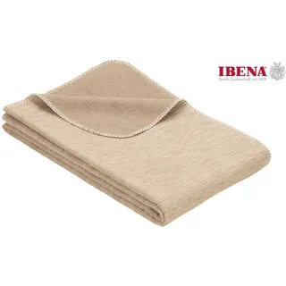 IBENA Lausanne Kuscheldecke 140 x 200 cm Weiß