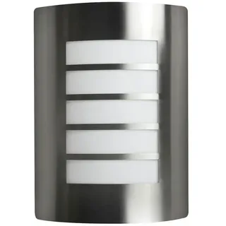 Matel Edelstahl Außenwandleuchte E27 Ip44 Geschlitzt - White - One Size