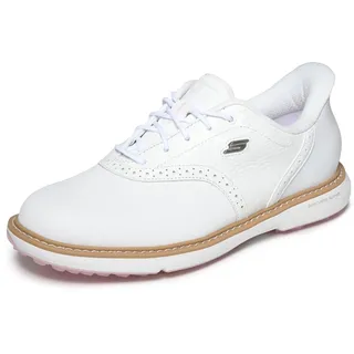 SKECHERS Go Golf Prestige Sl Damen-Golfschuhe zum Hineinschlüpfen, Weiß - Weiß