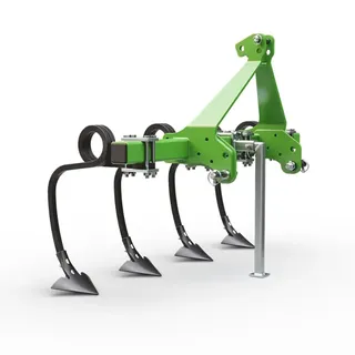 Seven Italy Simply - Flügelschargrubber mit 4 Gänsefusscharen und Vierkant-Spiralfederzinken - leichte Baureihe - Rahmen 120 cm