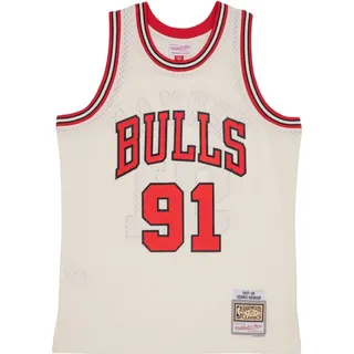 Swingman Jersey Chicago Bulls OFF-WHITE Dennis Rodman - M - Beige