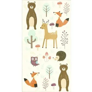 Teppich Romance Nela Waldtiere 80x150 cm