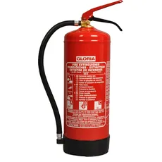 Pulverfeuerlöscher Gloria PD 6 GA 6 kg m.Wandhaken Brandklasse ABC ÖNORM EN3