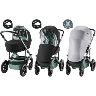 Britax Römer Kinderwagenausstattung , Grau, Schwarz, Transparent , 82x20x39.5 cm , Baby On Tour, Kinderwagen, Kinderwagenzubehör, Sonstiges Kinderwagenzubehör