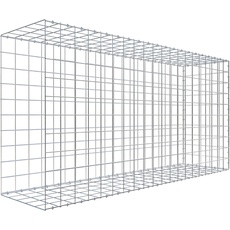 Bild Gabione, silbergrau, Maschenweite 10 cm x 10 cm