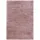 Fluffy Hochflorteppich 160 x 230 cm Rosa