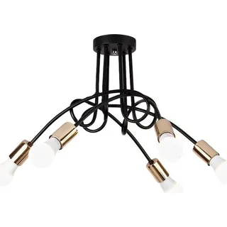 tooLight Hängelampe PARADISE APP518-5C BLACK/GOLD