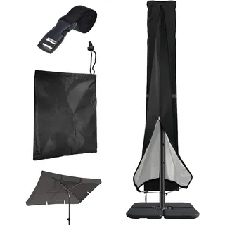 YFaith Ampelschirm Schutzhülle,57×240cm Sonnenschirmhülle 210D Oxford-Stoff