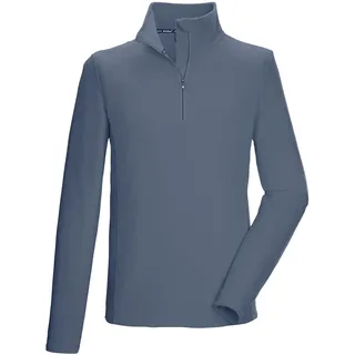 killtec Herren Fleeceshirt mit Stehkragen und Reißverschluss KSW 63 MN FLC SHRT, Stahl, XXL, 43463-000