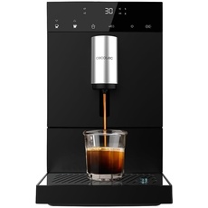 Cecotec Superautomatische Kompakt-Kaffeemaschine Cumbia Cremmaet Compact, 1350 W, 19 Bar und Thermoblock-System, 1,1 L Wassertank und 150 g Kaffeebehälter, Plug&Play, automatische Reinigung