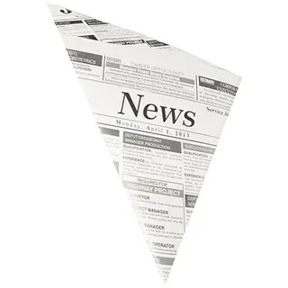 Ameisenkeks® - 100 x Spitztüten Papiertüten für Kaufladen | Süßigkeiten | Fritten | Mandeln | fettdicht