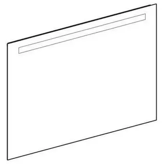 Geberit Option Basic Square Lichtspiegel Beleuchtung oben, 100 x 70 cm