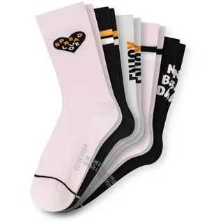 SCHIESSER Mädchen 5 Pack Love Socken, Sortiert 1_183289, 31-34