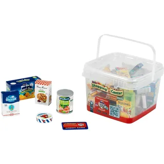 Theo Klein 7215 Kleine Box gefüllt mit französischen Produkten I Mit Schachteln und Dosen für den Kaufladen I Spielzeug für Kinder ab 3 Jahren