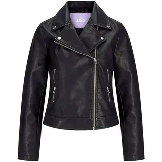 JJXX Damen Jjxx Jxgail Faux Leather Biker Jacket Noos Kunstlederjacke, Schwarz, L EU
