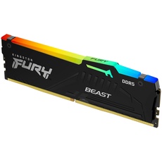 Bild FURY Beast RGB schwarz DIMM 16GB, DDR5-6000, CL36-38-38, on-die ECC (KF560C36BBEA-16)