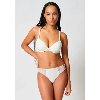 Schalen-BH SKINY "Initialace", Damen, Gr. 85, Cup B, ivory, Obermaterial: 85% Polyamid, 15% Elasthan. Cups: 100% Polyester. Spitze: 90% Polyamid, 10% Elasthan, unifarben, normal, BHs Schalen-BH, Seiten und Unterbrust aus Spitze, gepolstert
