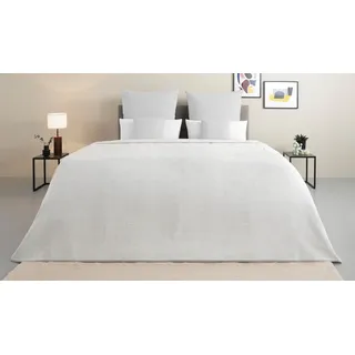 OTTO home Luisa Bettüberwurf 140 x 210 cm Grau/Silber