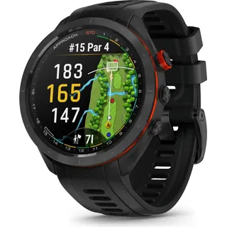 Garmin Approach S70 47mm GPS-Golfuhr Smartwatch 1,4 Zoll schwarz 010-02746-12