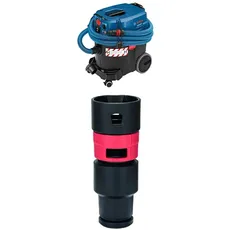 Bosch Professional Nass-/Trockensauger Gas 35 H AFC (230V, 1.200 Watt, 35 L Behälter, inkl. Schlauch, im Karton) + Werkzeugmuffe (für Gas 35-55, Ø 22/35mm, Zubehör für Staubsauger)