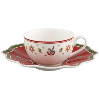 Villeroy & Boch Kaffeetasse mit Untertasse 0,17 l Bunt 1 St.
