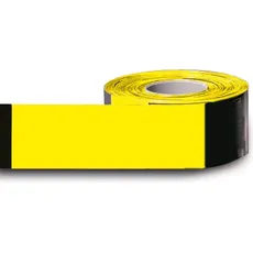 Bild Absperrband gelb, schwarz 80,0 mm x 500,0 m