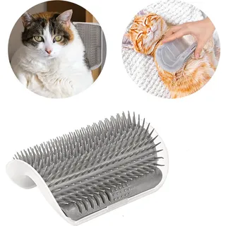 INF Cat Corner Selbstpflegebürste Grau