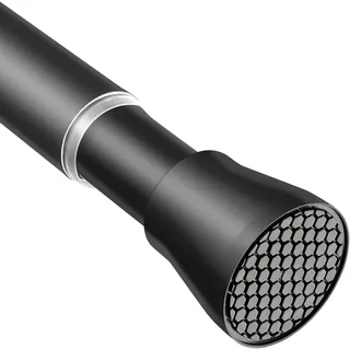 AIZESI 1 Stück Gardinenstange ohne Bohren 70-120cm Durchmesser 22mm, Schwarz, Teleskopstange Vorhang, Verstellbare Gardinenstange, Vorhangstange Klemmstange