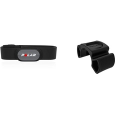 Polar H9 Herzfrequenz-Sensor – ANT+ Bluetooth - Wasserdichter HF-Sensor mit weichem Brustgurt für Fitnesstraining, Radfahren, Outdoor-Sportarten & Universal Fahrradhalterung für Polar Sportuhren