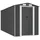 Geräteschuppen 192 x 440 x 223 cm anthrazit