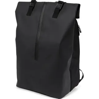 NORLÄNDER Picknickrucksack in Schwarz für 2 Personen – Komplettes Besteckset, Teller, Gläser, Schneidebrett & integriertes Kühlfach für Ausflüge & Outdoor - Schwarz