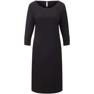 Etuikleid GOLDNER "Jerseykleid mit Krepp-Qualität", Damen, Gr. 54, N-Gr, schwarz, Obermaterial: 95% Polyester PES. 5% Elasthan EL., figurumspielend, Kleider Etuikleid, seitliche Nahttaschen