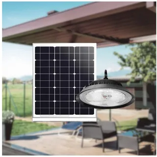 LUXULA 6-flg. 40 W 500 lm Durchmesser Schwarz