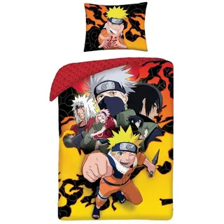 Halantex SP. z.o.o. Baumwollbettwäsche 140x200 Manga Anime Naruto