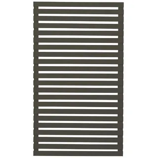 Plus Holz SichtschutzzaunTokyo Nadelholz Umbragrau 83 cm x 140 cm