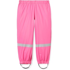Bild Wind- und wasserdichte Regenhose Regenbekleidung Unisex Kinder,Pink Bundhose,128