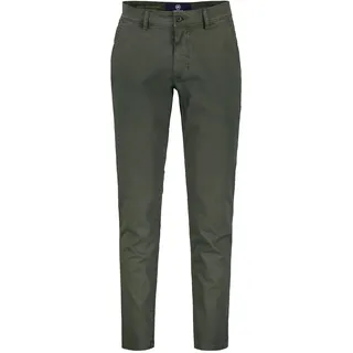 5-Pocket-Hose LERROS "Basic Chino in Strukturqualität, SLIM FIT", Herren, Gr. 34, Länge 30, grün (chilled olive), 80% Baumwolle, 17% Lyocell, 3% Elasthan, slim fit, Hosen 5-Pocket-Hose, Chino im 5-Pocket-Style mit Stretchanteil / Allrounder für jeden Tag