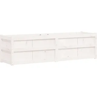 vidaXL Pflanzkübel 180 x 50 x 50 cm Weiß