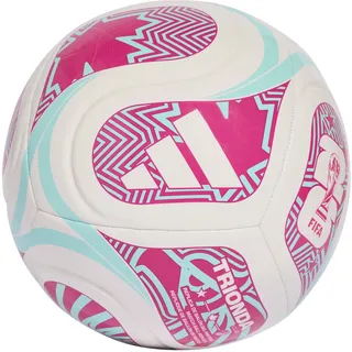 adidas Fussball 2026 Trionda Club Ball JD8054 4 - White/Flash Aqua/Shock Pink / 4
