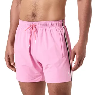 BOSS Herren Badehose Badeshorts Iconic, Farbe:Rosa, Artikel:-681 Pastel pink, Größe:L